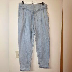 Gap Paperbag Trous Railroad Stripe pants size 31